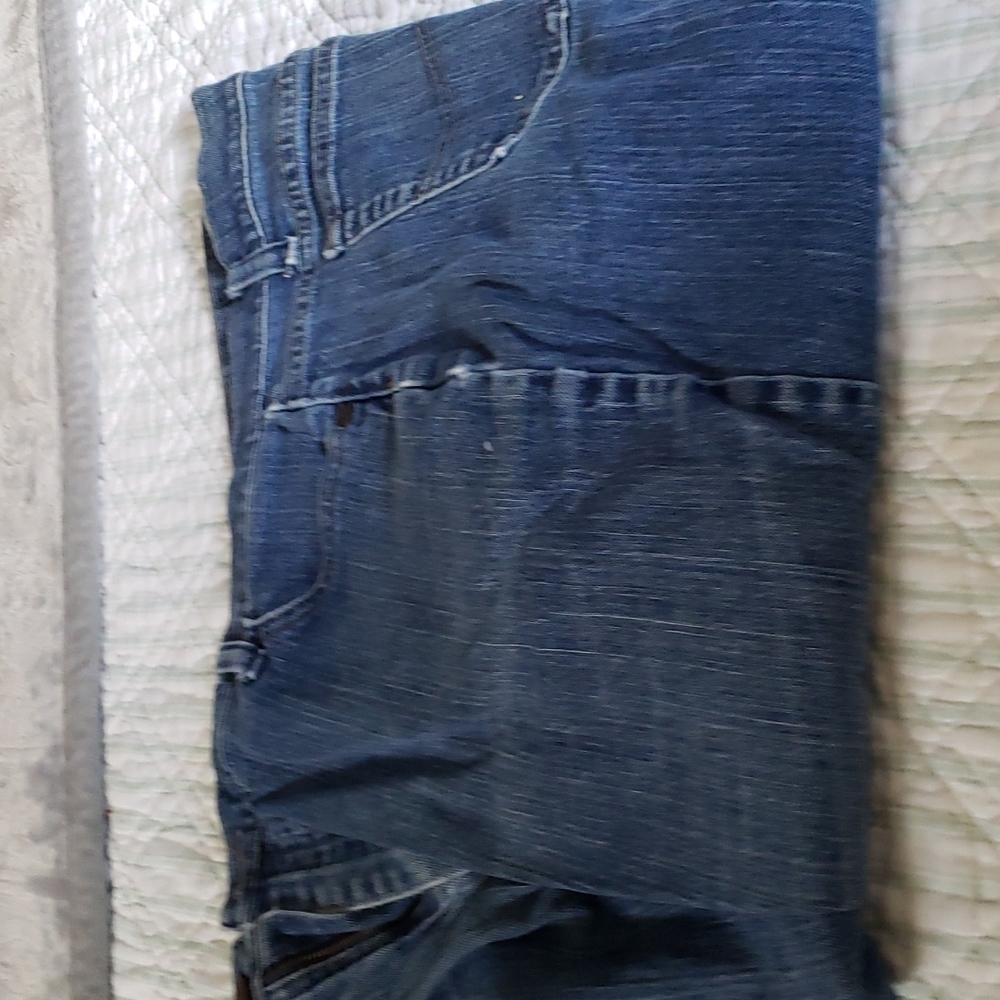 Wide leg blue jeans size 18p  by Lee